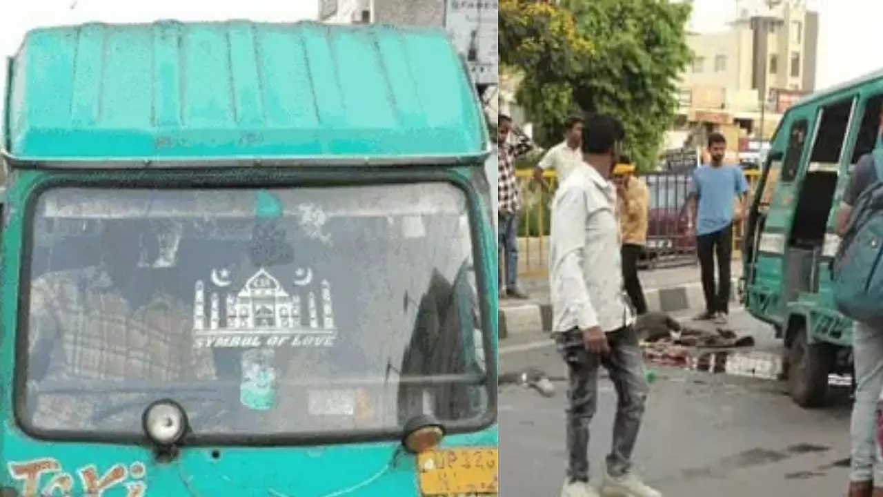 vehicle went out of control and overturned 1 passenger died in accident lucknow