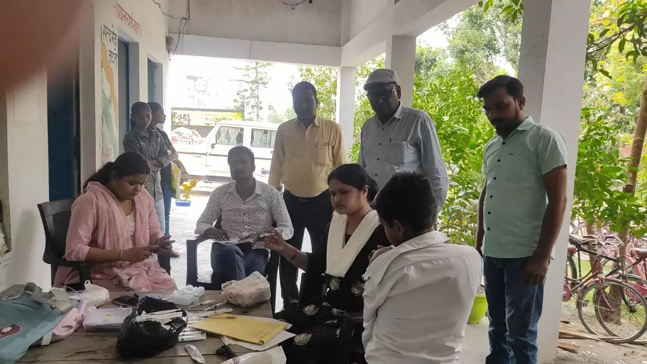 District School Inspector inspected Inter College, Immunized, Awarded Brilliant Student