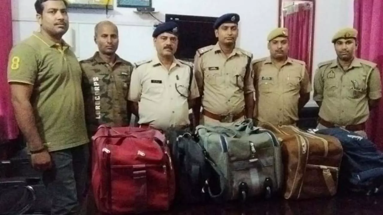 Joint team of GRP and RPF seize 20 kg of illegal marijuana at DDU railway station