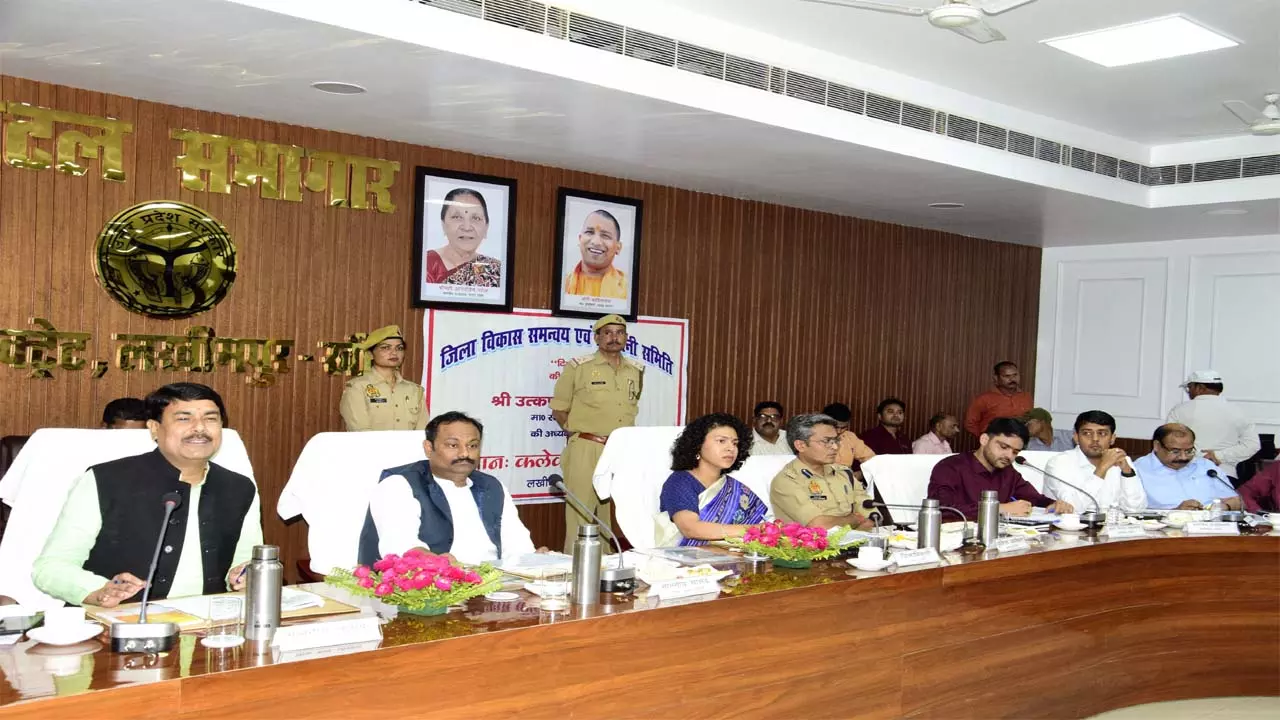 District Development Coordination and Monitoring Committee (Disha) meeting held in Collectorate