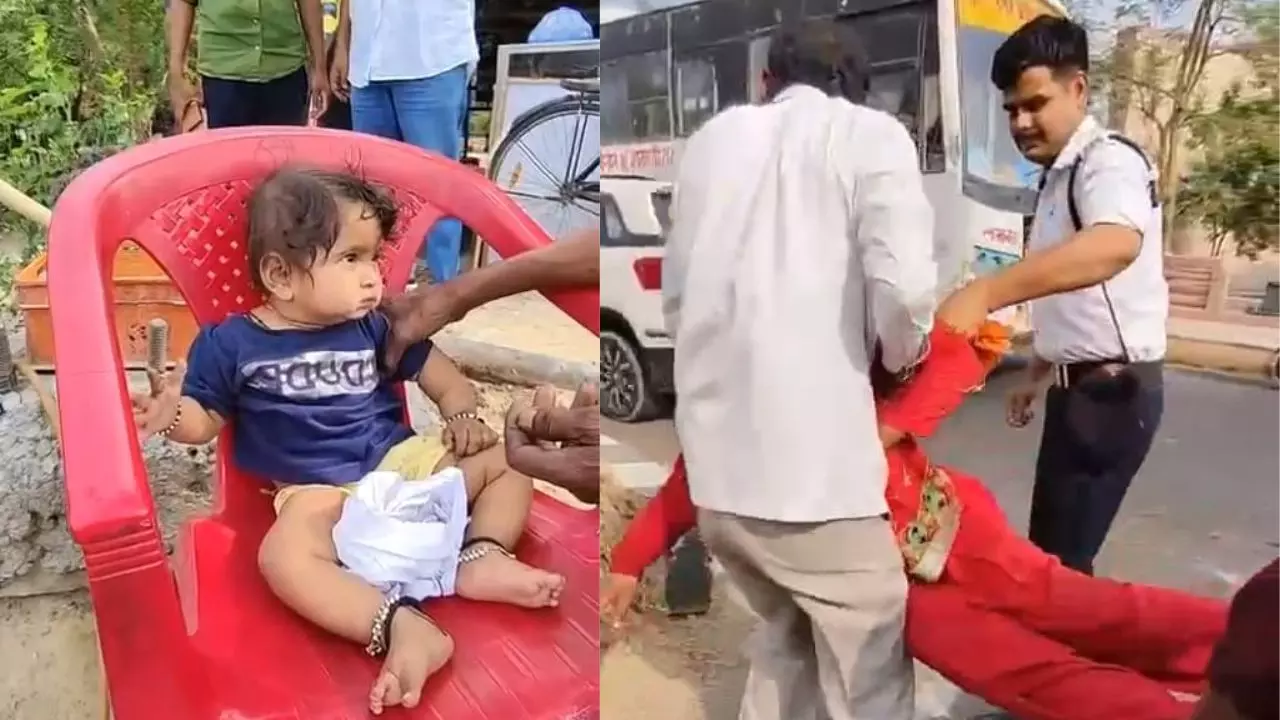 lucknow gomti nagar woman and infant found lying unconscious