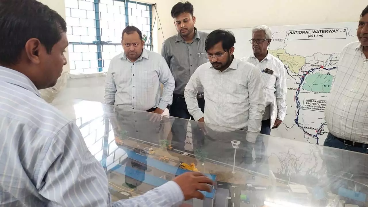 District Collector Chandra Mohan Garg inspects under construction projects