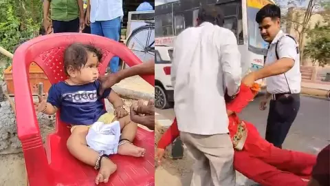lucknow gomti nagar woman and infant found lying unconscious