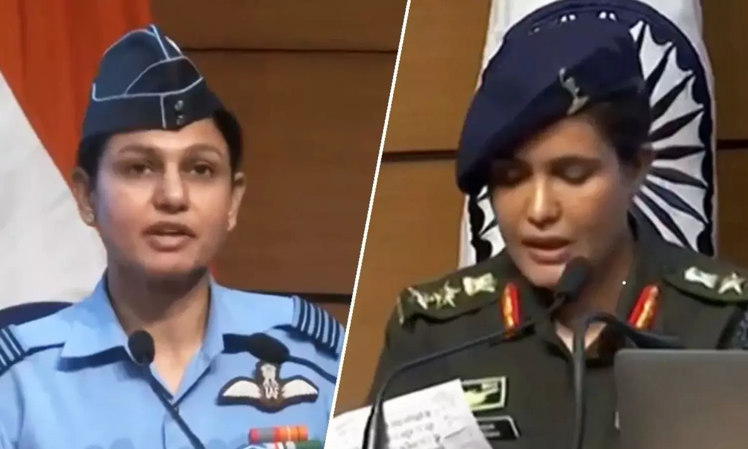 Colonel Sofia Qureshi and Wing Commander Vyomika Singh