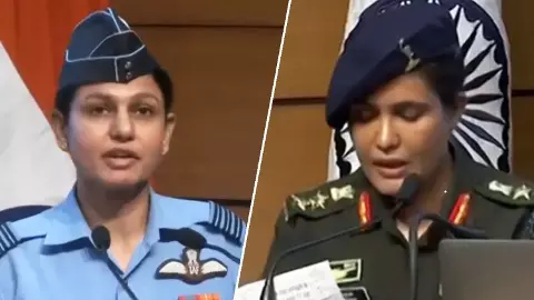 Colonel Sofia Qureshi and Wing Commander Vyomika Singh