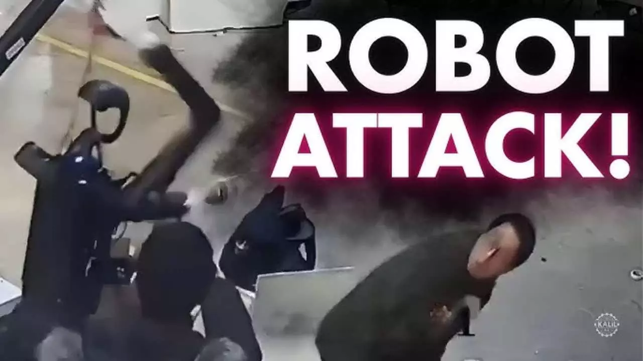 Humanoid Robot Attack