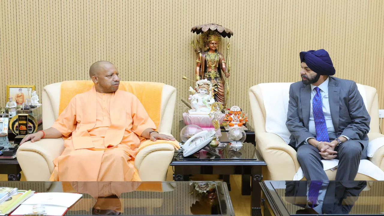 CM Yogi , World Bank Group President Ajay Banga