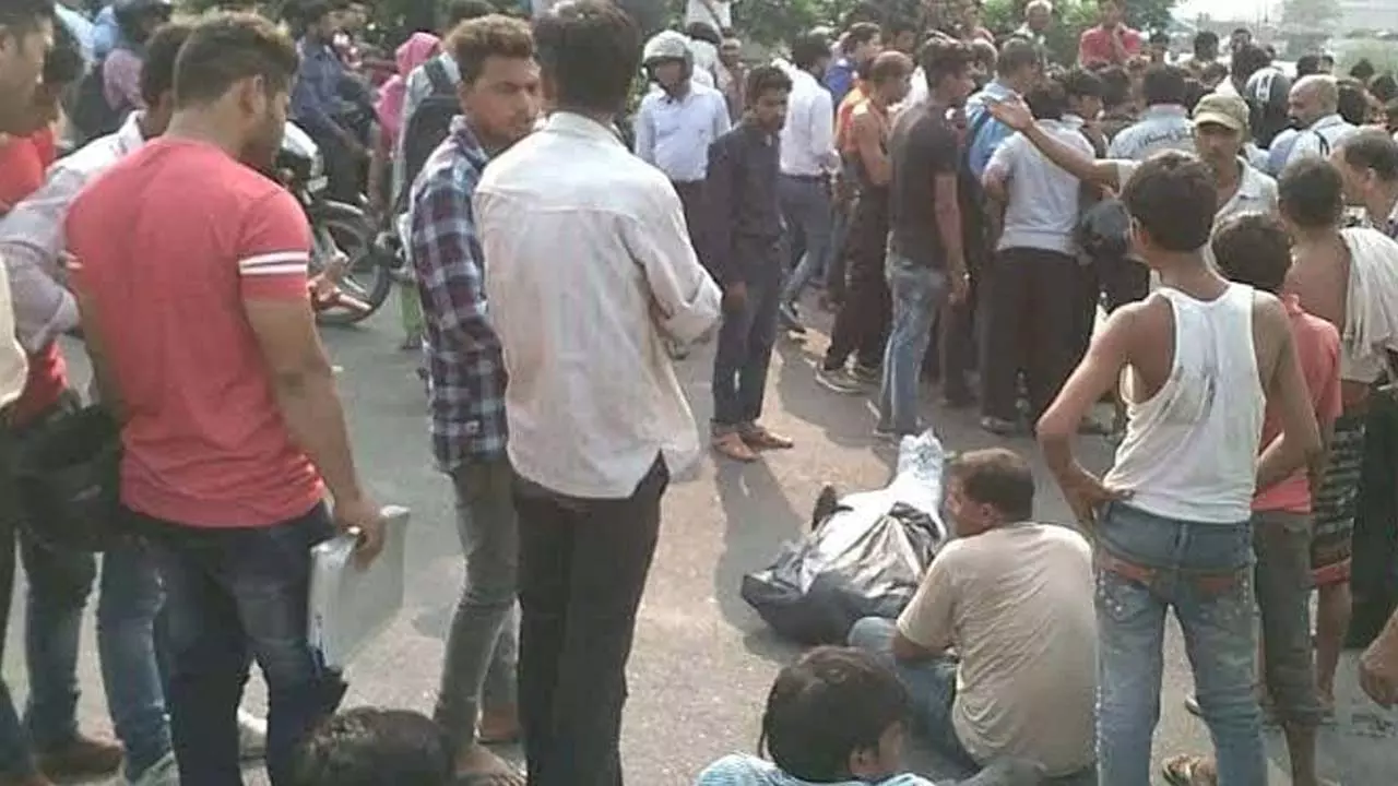 Woman getting medicine hit by dumper, killed