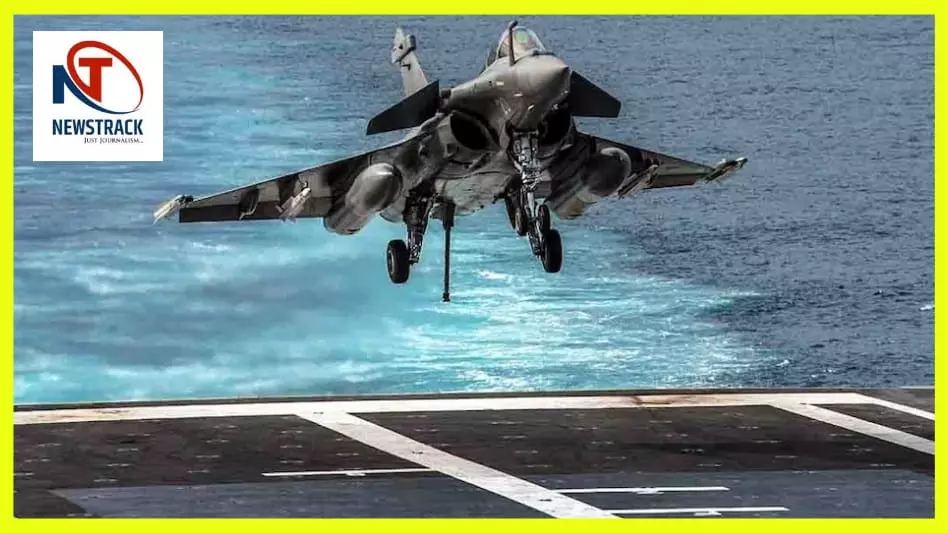 INS Vikrant + Rafale M