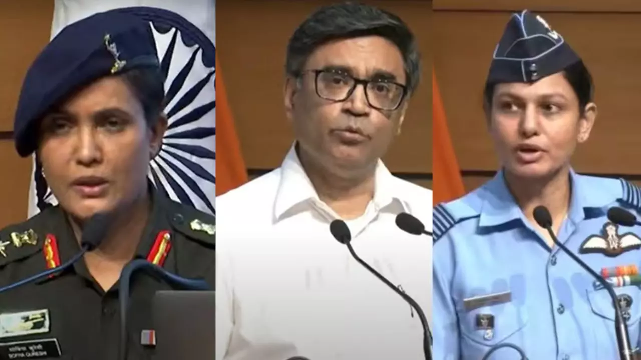 Foreign Affairs and Defence ministry Press conference today on operation sindoor amid india pakistan war