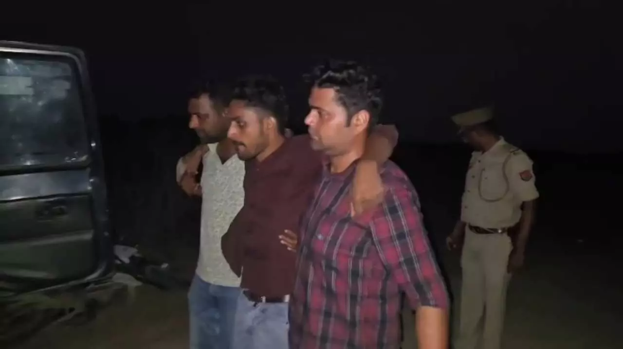 Unnao News: पुलिस मुठभेड़ में चार लुटेरे गिरफ्तार उन्नाव में दंपती से की थी लूट