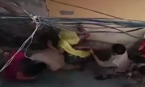 Five policemen of Inchauli Thane present in lathi charge case against SC women