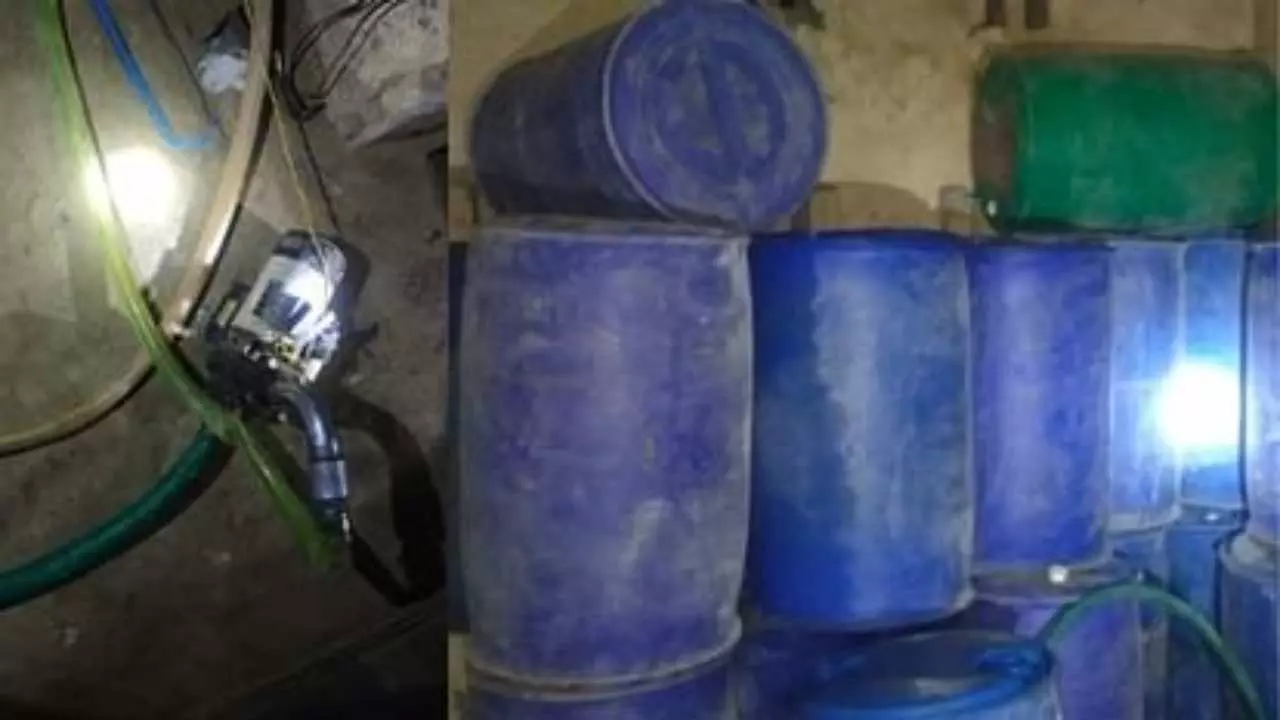 Chandauli News:PDU नगर में एसडीएम और सीओ की बड़ी कार्रवाई, अवैध तेल भंडारण का भंडाफोड़