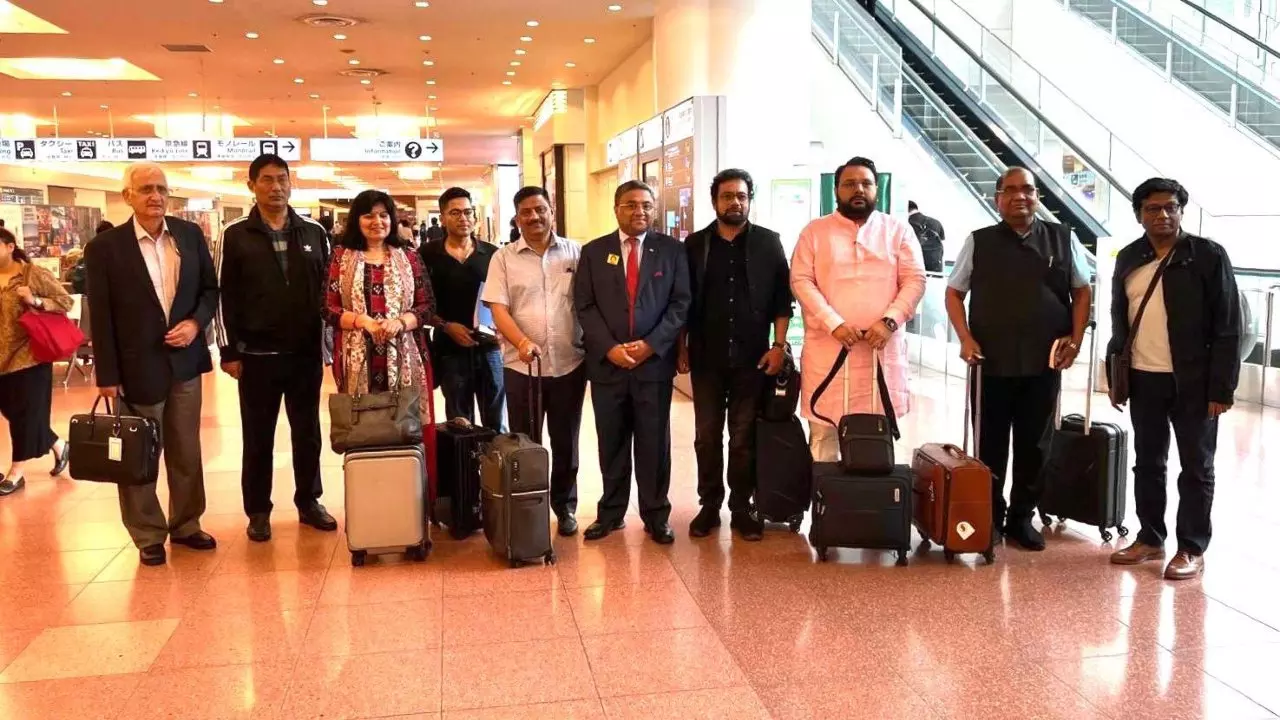 Indian All Party Delegation reaches Tokyo