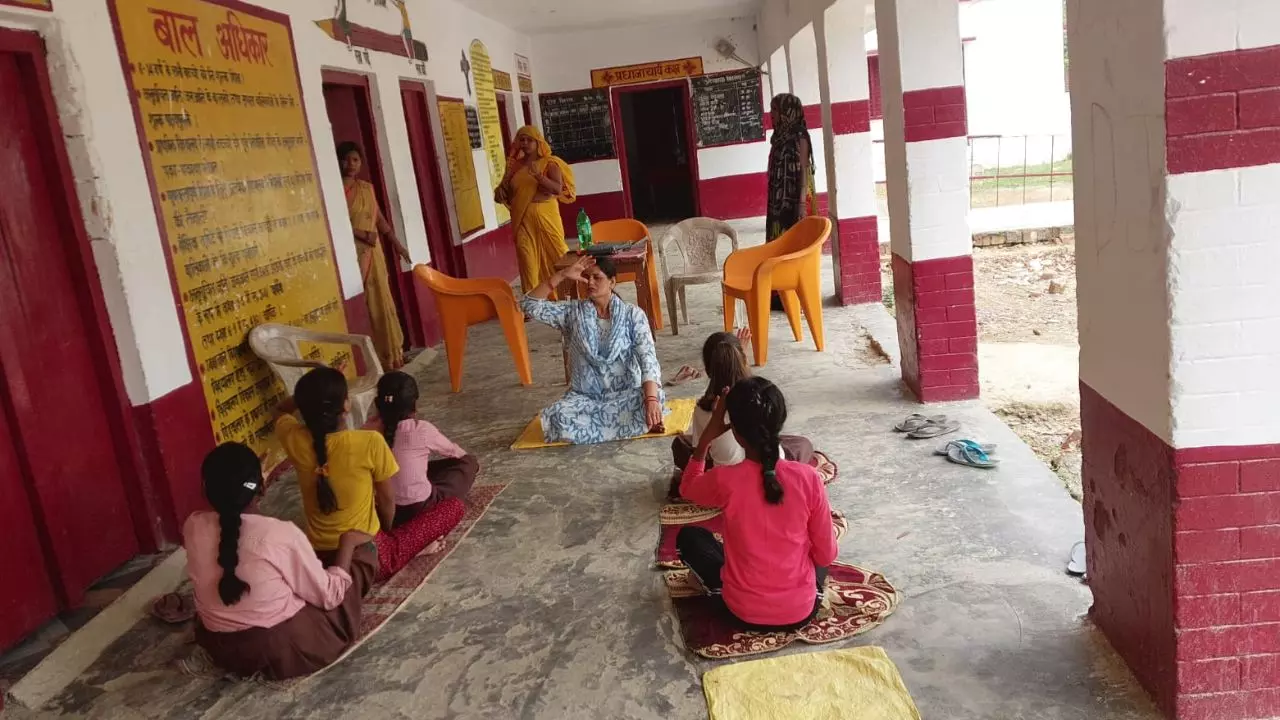 Basic Education Department organize summer camp in amethi schools