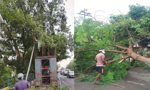 Power System Collapse in UP due to Thunderstorm power minister AK Sharma in Action