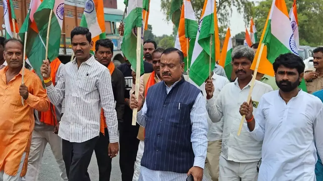 BJP Tiranga yatra
