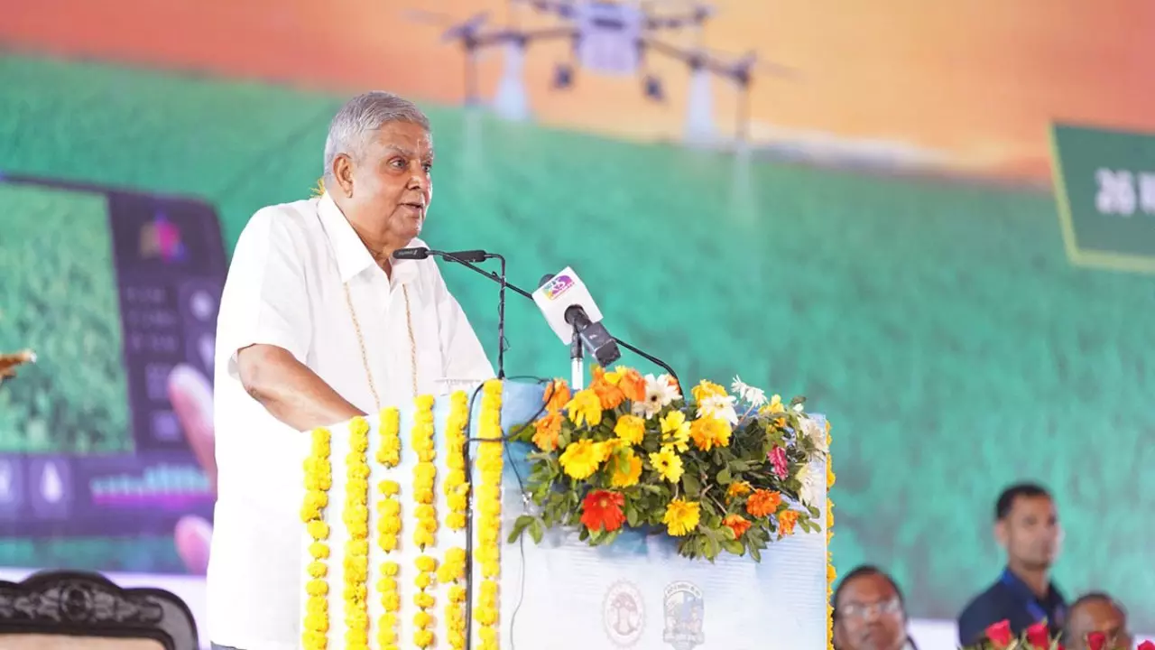 शांति तब कायम होगी जब देश युद्ध के लिये होगा तैयार.... उप-राष्ट्रपति धनखड़ ने दिया राष्ट्र को संदेश