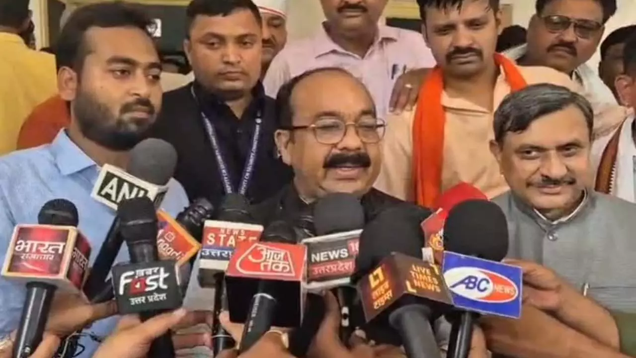 Chhattisgarh Deputy CM Arun Sao arrives in Jhansi, attends Ahilyabai Jayanti program