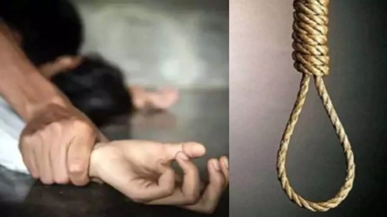 Accused of crime committed suicide by hanging
