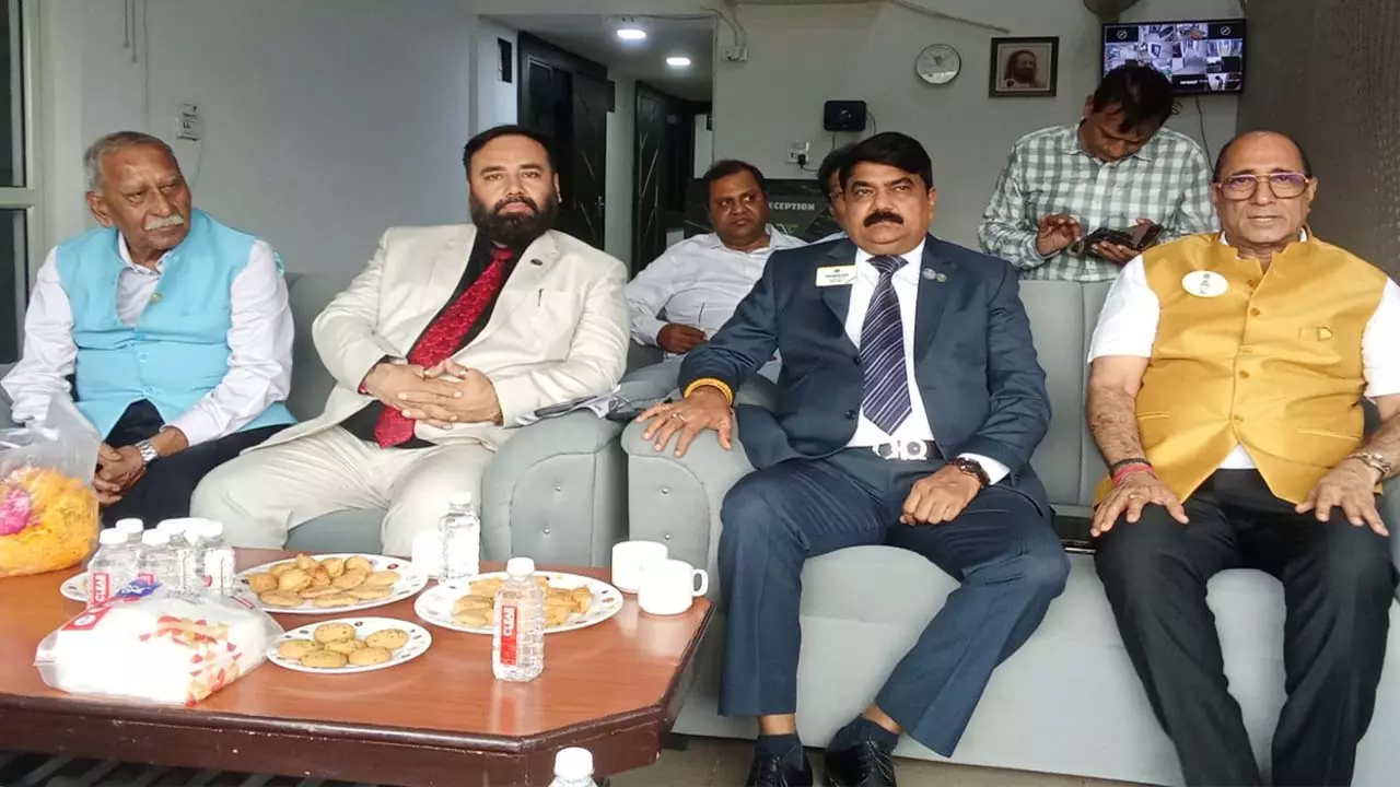 Foundation stone of Lions Old Age Home laid, Jitendra Singh Chauhan said- Service to the elderly is a pious deed