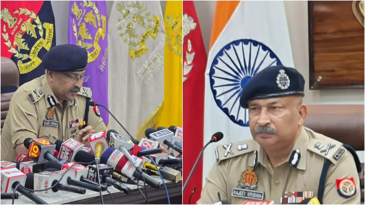 UP News: महिला अपराध पर रोकथाम होगी यूपी पुलिस की पहली प्राथमिकता, प्रेस कॉन्फ्रेंस कर मीडिया से बोले नए DGP राजीव कृष्ण