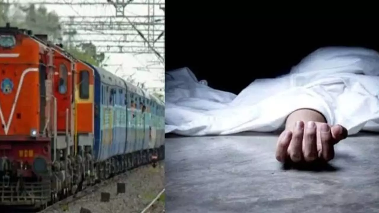 Woman takes accused to dock and jumps in front of train, both die tragically