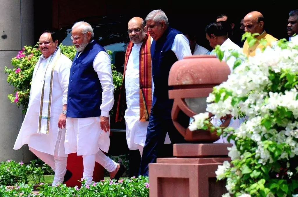 देश में फिर कुछ बड़ा होने के संकेत! शाह और रिजुजू फिर नड्डा और धनखड़ से लगातार हुईं हाई प्रोफाइल मीटिंग; क्या चल रहा