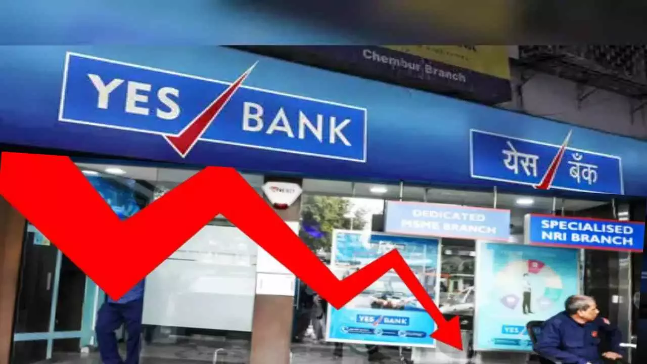 Yes Bank Shares Down