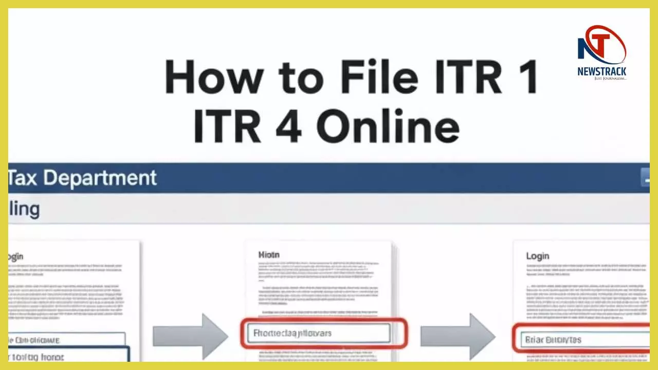 How to file ITR 1 and ITR 4 Online