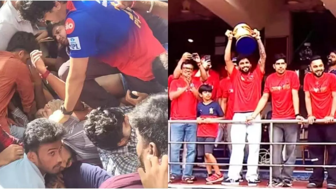 RCB Victory Parade in Bangalore