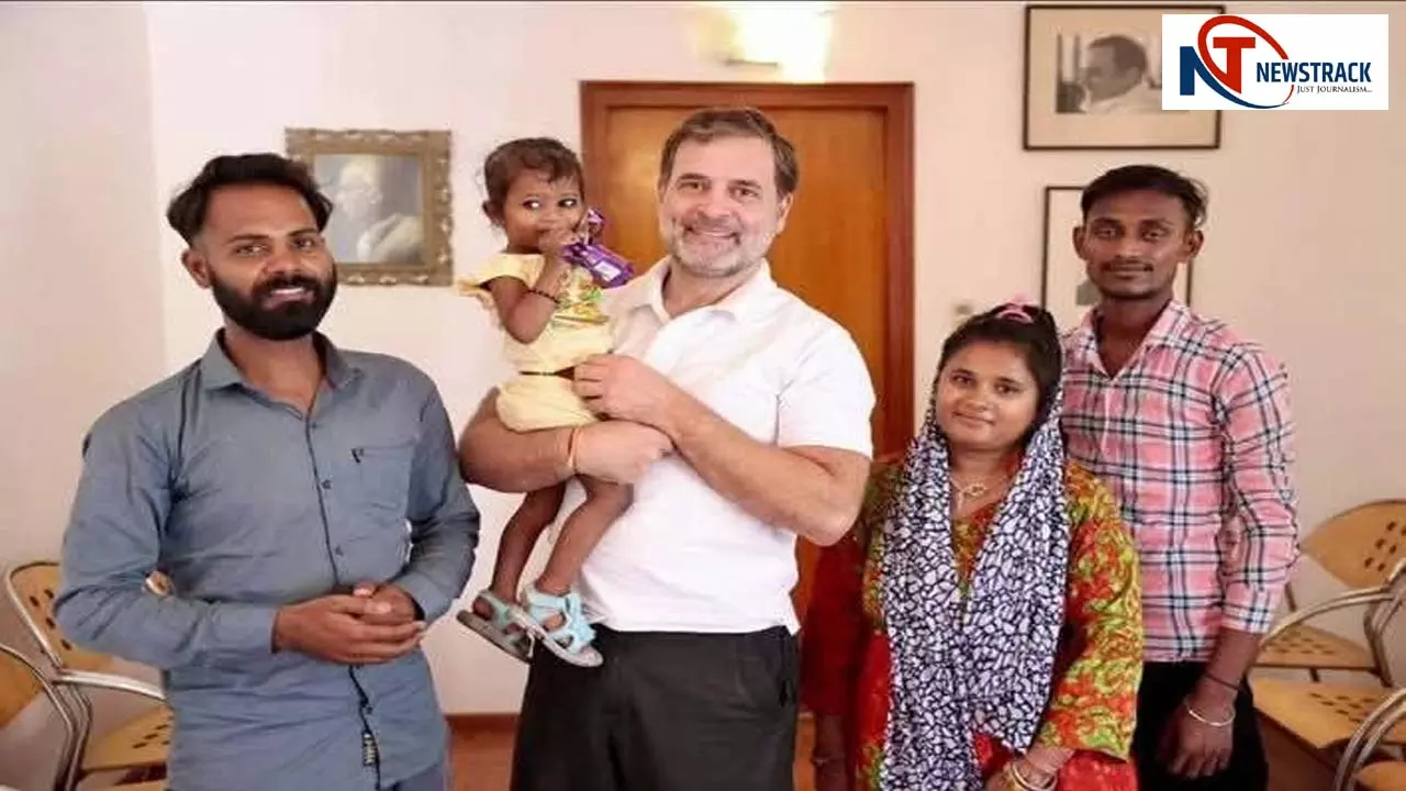 Barber Mithun meet Rahul Gandhi with family news in hindi