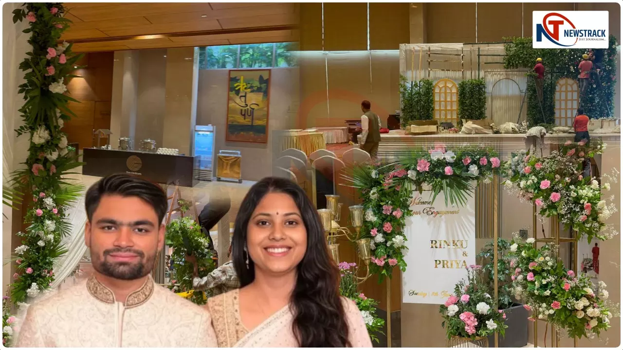 रिंकू सिंह-प्रिया सरोज की सगाई में दिखी शाही सजावट, देखें एक्सक्लूसिव Photos और जानें क्या है मेन्यू में खास