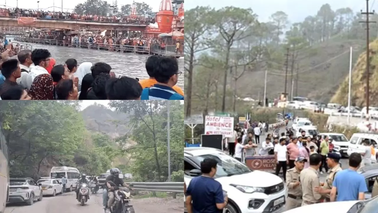 Uttarakhand Traffic on Holiday