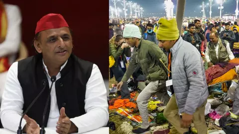 Akhilesh Yadav Attack On BJP For Mahakumbh Stampede Akhilesh Yadav Attack On BJP For Mahakumbh Stampede