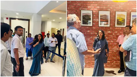 Lucknow news: औचक निरीक्षण करने सीनियर सिटीजन सेंटर पहुंची मंडलायुक्त, कम मेम्बरशिप रखने के दिए निर्देश,   बोलीं- Open Air Restaurant का हो संचालन