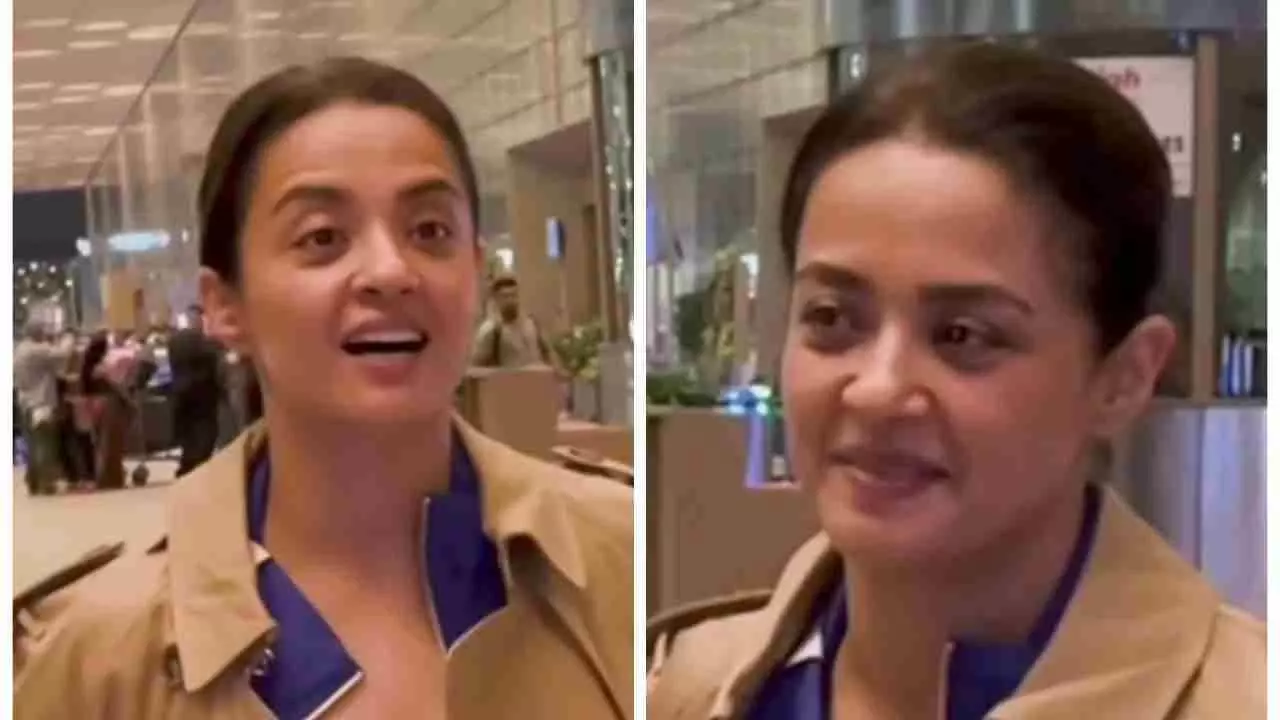 Surveen Chawla Airport Video
