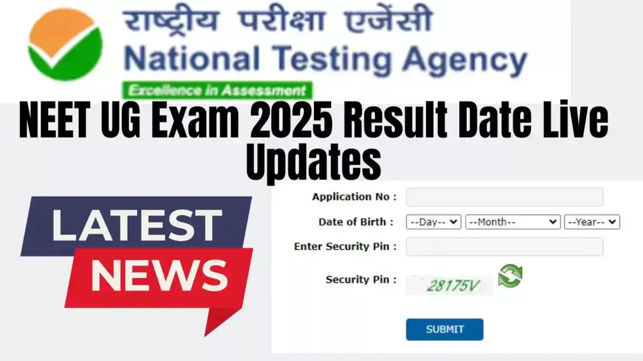 NEET UG Result 2025 Live Update NEET UG Result 2025 Live Update