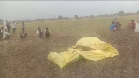 Jalaun News:तेज आवाज के साथ आकाश से लपकी मौत, कई मवेशियों के साथ गई किसान की जान