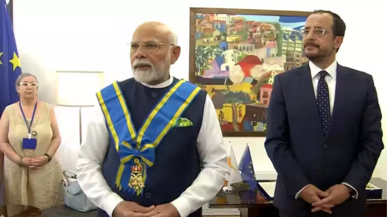 PM Modi Cyprus Visit