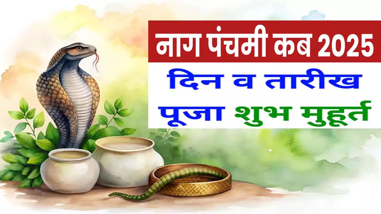 Nag Panchami 2025 Kab Hai:नाग पंचमी कब है 2025 शुभ मुहूर्त, पूूजा-विधि, जानिए पूरी डिटेल्स