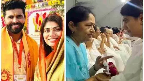 Ravindra Jadeja Wife Rivaba Jadeja Video Ravindra Jadeja Wife Rivaba Jadeja Video
