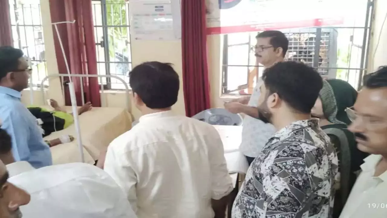 Chief Medical Officer Dr. SK Singh inspected Community Health Center Achalda