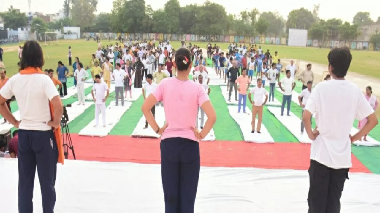 International Yoga day camps