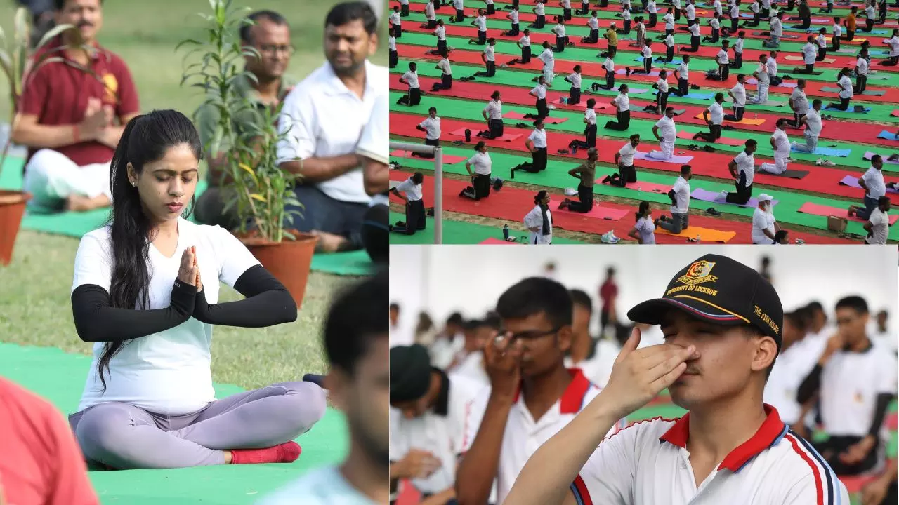 Lucknow Yoga Day 2025