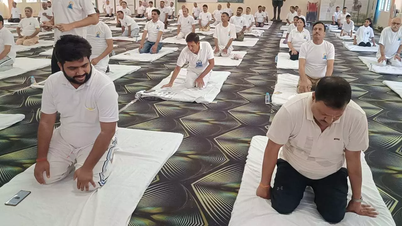 Amethi News: अमेठी में जगह जगह मनाया गया अंतराष्ट्रीय योग दिवस, योगी के मंत्री की योग करने की अपील