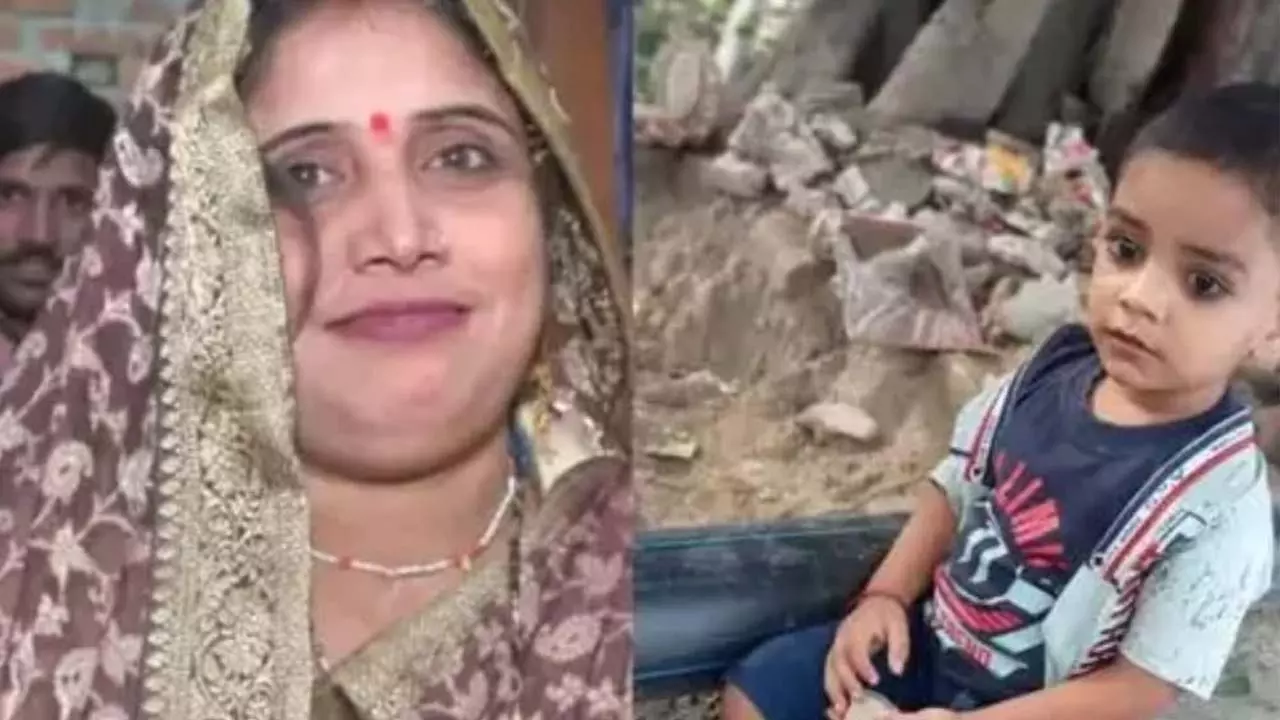 Head of child separated from trunk out of bus window Road Accident