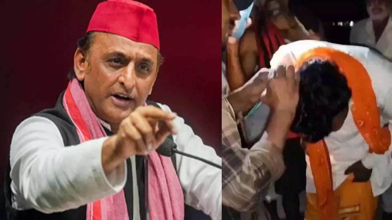 SP Mukhia Akhilesh Yadav tweets on rudeness from Kathavachak, administration gives 3 days time for action