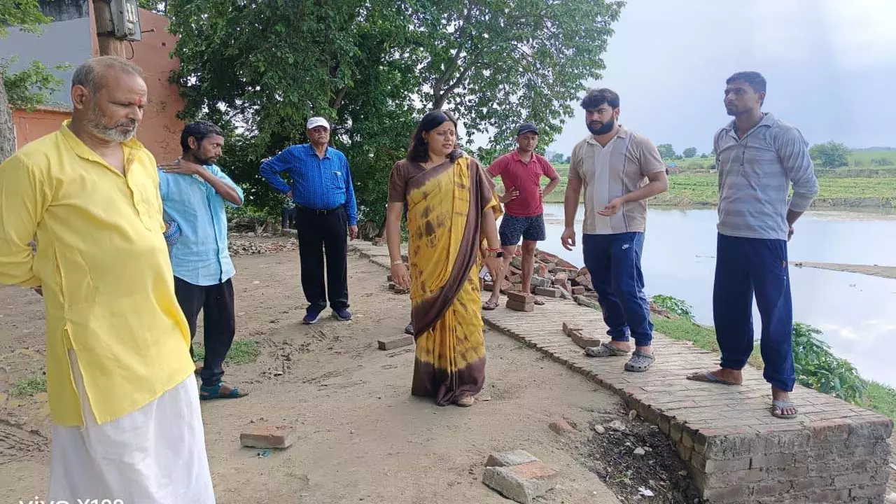 Beautification work stalled at Brahmachari ghat, MP warns of complaints from CM