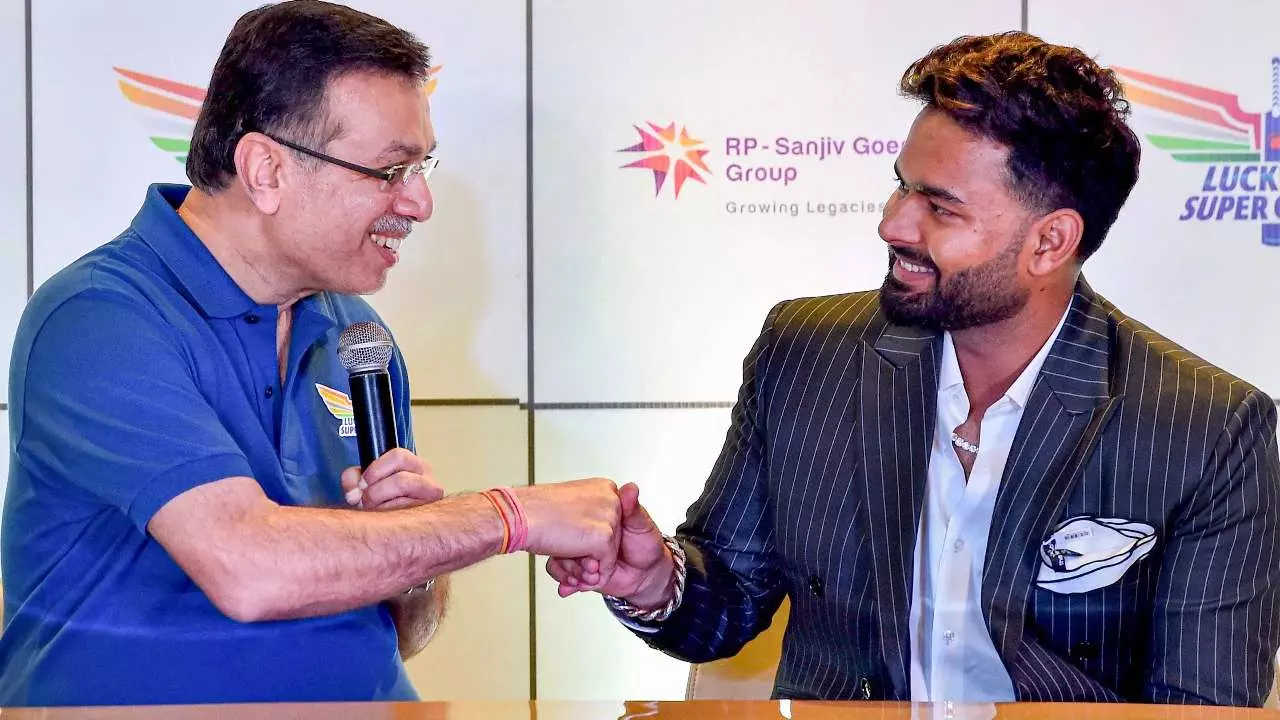 Sanjiv Goenka and Rishabh Pant